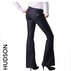 Hudson Reilly 5-Pocket Flare Jean in Aquarius Wash, Size 28